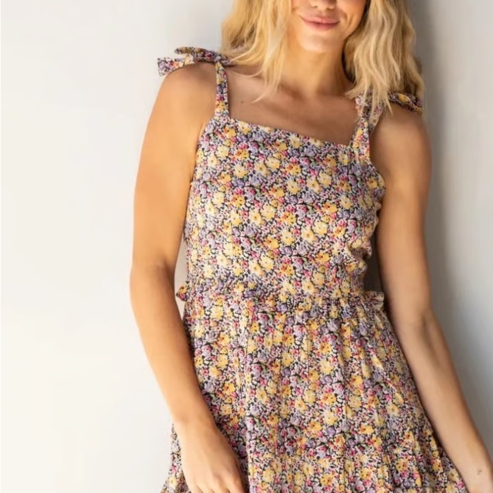 NATURAL LIFE Grace Floral Mini Dress - Multicolor